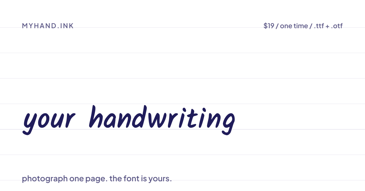 myhand.ink screenshot 1 of 1